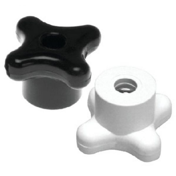 Beckson Safety Twist Knobs Only, 1/4-20 Black - PRT-B