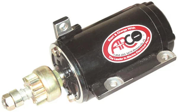 Arco Starter Outboard New 5371 BRP-OMC, 50-60 HP 2-cyl, 9-tooth drive gear.