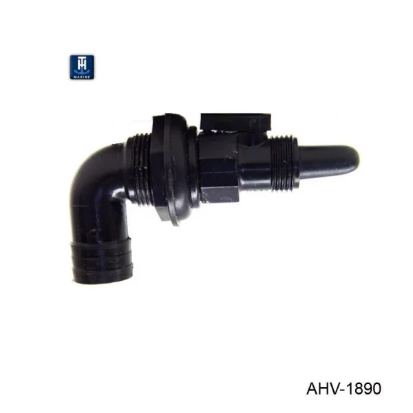 TH Marine 1-1/8in Aerator Spray Head, 90 Degree w/ Valve - AHV-1890-DP