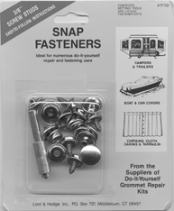 Lord & Hodge Snap Fastener Kits - 1100 - Fabric To Fabric Snap Fastener ...