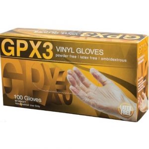 Ammex TLF42100 GloveWorks Latex Powder Free Gloves - Small - Box of 100 Gloves